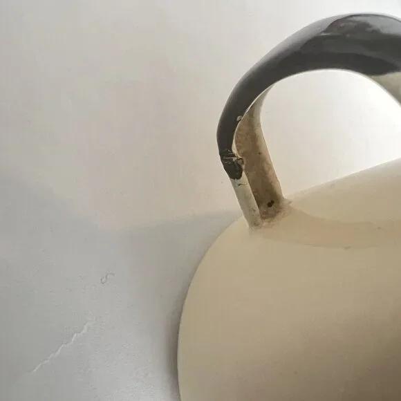 Vintage Enamel Childrens Mug Donkey Playing Cello Cup Novelty - Picture 9 of 10